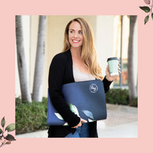 Load image into Gallery viewer, June & Juniper Foldable Travel Yoga Mat- Secret Garden