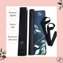 Load image into Gallery viewer, June & Juniper Foldable Travel Yoga Mat- Secret Garden