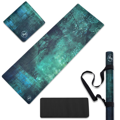 PRESALE ONLY! June & Juniper Foldable Travel Yoga Mat - Patronus Forest