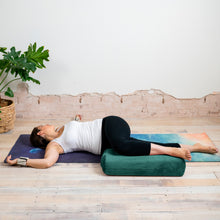 Load image into Gallery viewer, June &amp; Juniper Yoga Bolster For Meditation And Support-Patronus Forest