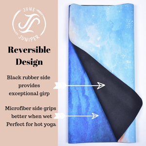 June & Juniper Deluxe Yoga Mat-Ocean Breeze