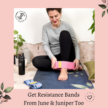 Load image into Gallery viewer, June &amp; Juniper Foldable Travel Yoga Mat- Secret Garden