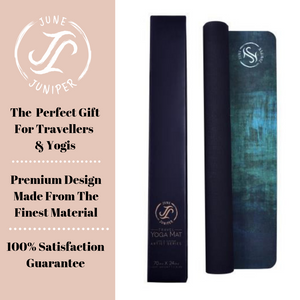 June & Juniper Foldable Travel Yoga Mat - Patronus Forest