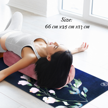 Load image into Gallery viewer, PRESALE ONLY! June &amp; Juniper Yoga Bolster For Meditation &amp; Support-Secret Garden