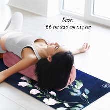 Load image into Gallery viewer, June &amp; Juniper Yoga Bolster For Meditation &amp; Support-Secret Garden