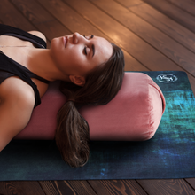 Load image into Gallery viewer, PRESALE ONLY! June &amp; Juniper Yoga Bolster For Meditation &amp; Support-Secret Garden