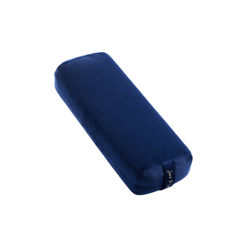 June & Juniper Yoga Bolster For Meditation And Support-Ocean Breeze
